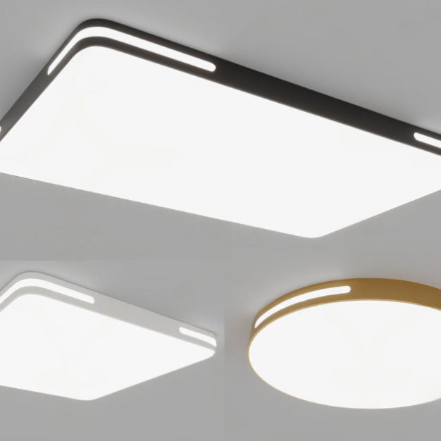 现代吸顶灯组合3D模型